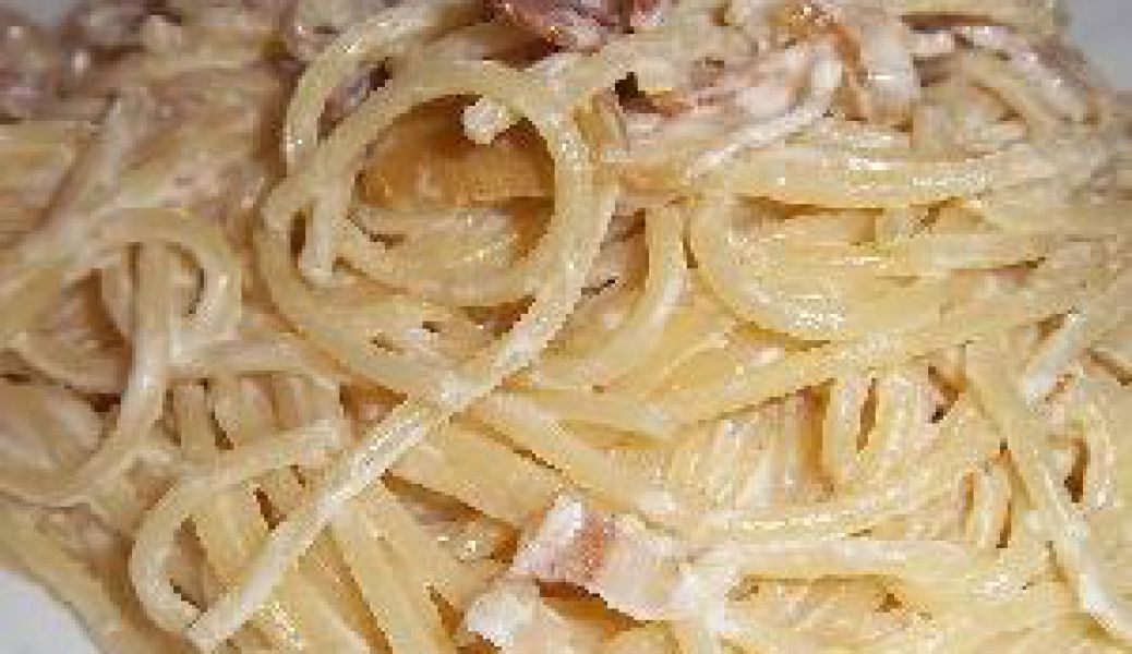 Receta de Espaguetis a la carbonara