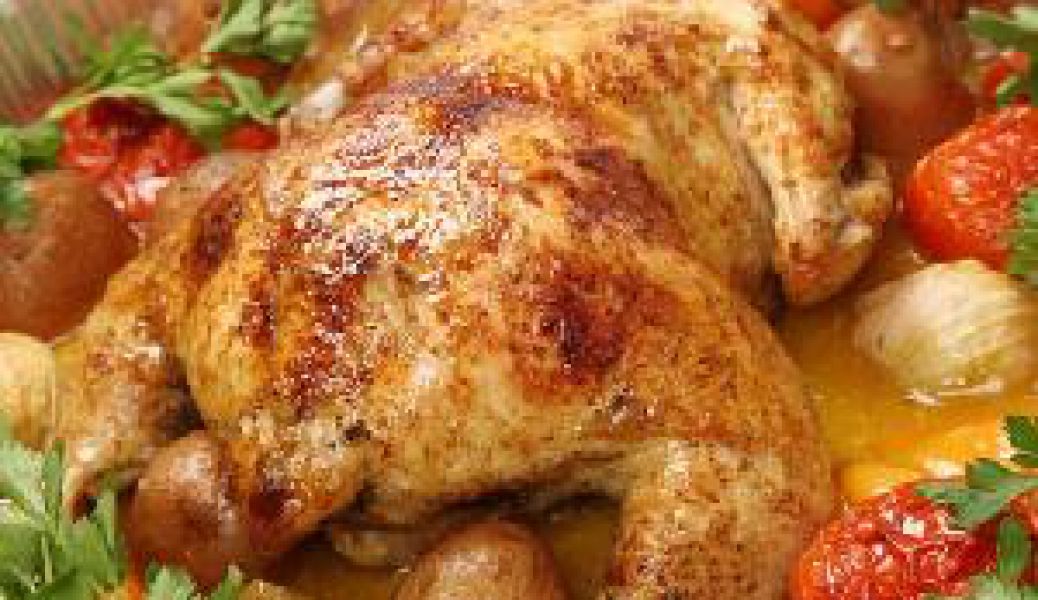 Receta de Pollo al horno perfecto